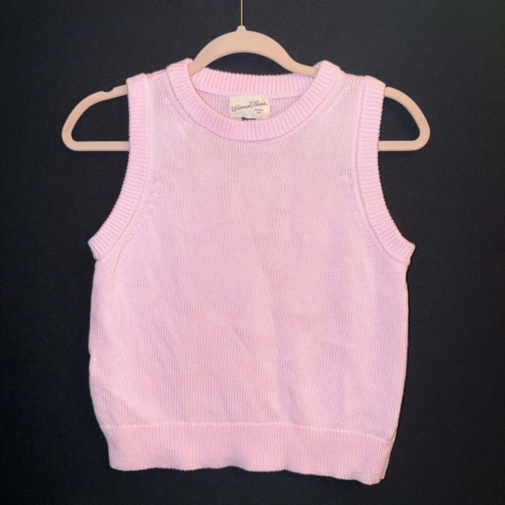 Universal Thread Women's Light Pink Knit Sweater Vest Size XS